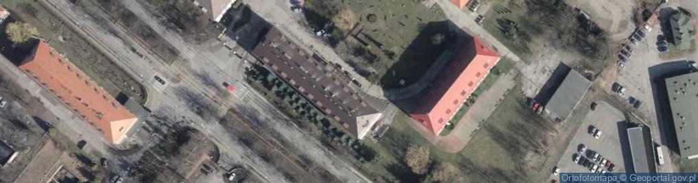 Zdjęcie satelitarne Bufet uczelniany