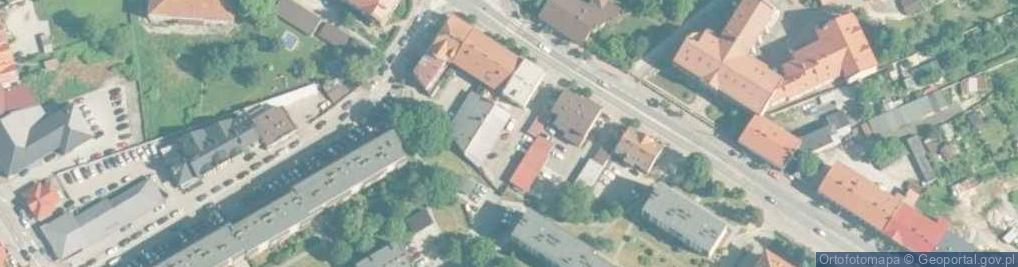 Zdjęcie satelitarne Usługi Motoryzacyjne Handel Artykułami Przemysłowymi Jan Mańka