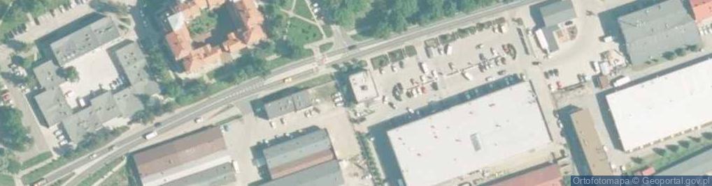 Zdjęcie satelitarne Wulkanizacja Wadowice