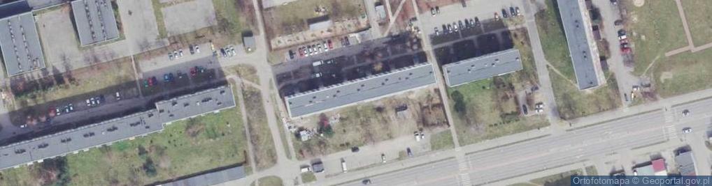 Zdjęcie satelitarne Centrum Doskonalenia Kadr Oświatowych w Ostrowcu Świętokrzyskim