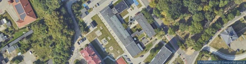 Zdjęcie satelitarne Centrum Integracji Społecznej w Bytowie