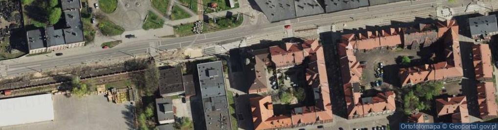 Zdjęcie satelitarne Centrum Integracji Społecznej w Świętochłowicach