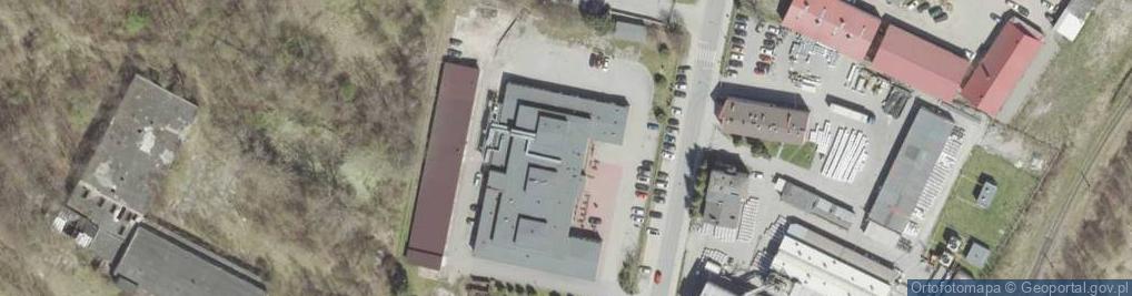 Zdjęcie satelitarne Centrum Kształcenia Zawodowego w Gorlicach