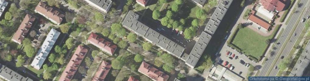 Zdjęcie satelitarne Lubelski Zarząd Wojewódzki Polskiego Komitetu Pomocy Społecznej