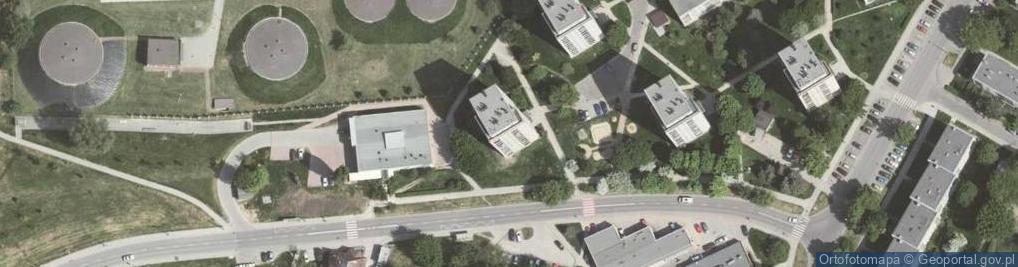 Zdjęcie satelitarne Niepubliczna Placówka Kształcenia Ustawicznego 'MED COACH'