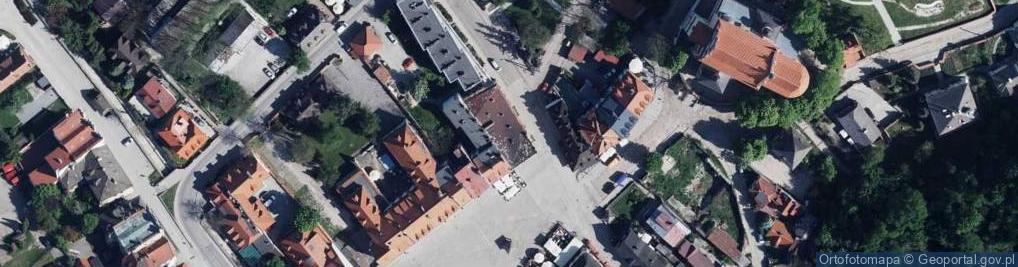 Zdjęcie satelitarne Oddział Polskiego Towarzystwa Turystyczno-Krajoznawczego im. Karola Sicińskiego w Kazimierzu Dolnym