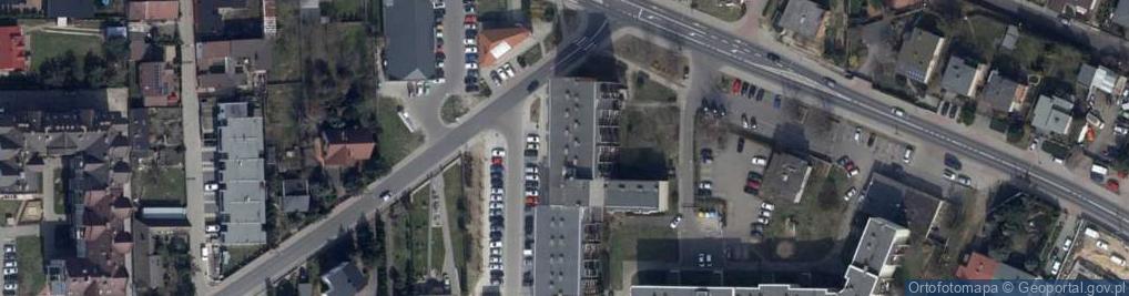 Zdjęcie satelitarne Okręgowa Izba Pielęgniarek i Położnych z siedzibą w Kaliszu