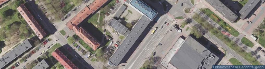 Zdjęcie satelitarne Okręgowa Izba Przemysłowo-Handlowa w Tychach