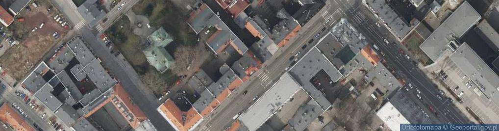 Zdjęcie satelitarne Polskie Towarzystwo Ekonomiczne Oddział Gliwice