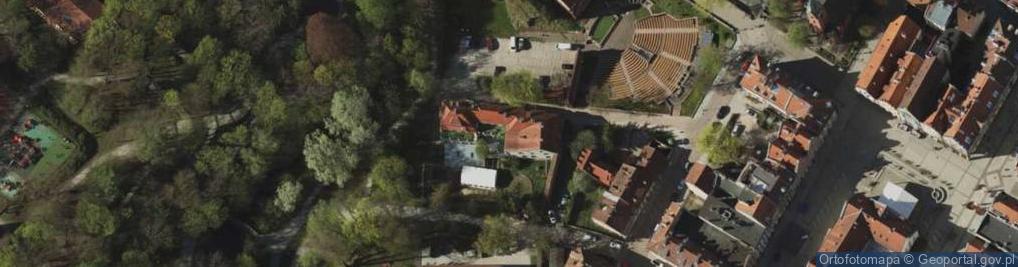 Zdjęcie satelitarne Polsko-Niemieckie Centrum Młodzieży Europejskiej w Olsztynie