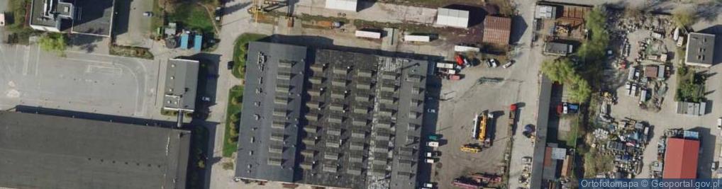 Zdjęcie satelitarne Pomorski Ośrodek Ruchu Drogowego w Gdańsku