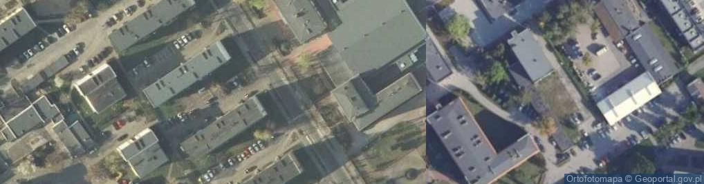 Zdjęcie satelitarne Powiatowe Centrum Edukacji Zawodowej we Wrześni