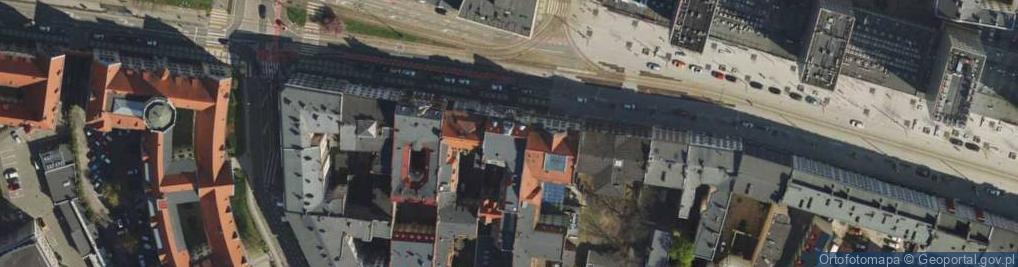 Zdjęcie satelitarne Uczelnia Korczaka - Akademia Nauk Stosowanych w Warszawie Instytut Kształcenia Kadr z siedzibą w Poznaniu