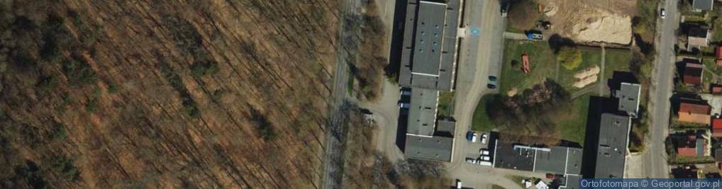 Zdjęcie satelitarne Uniwersytet Pomorski w Słupsku