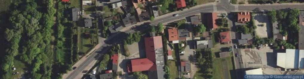 Zdjęcie satelitarne Wyższa Szkoła Kadr Menedżerskich w Koninie
