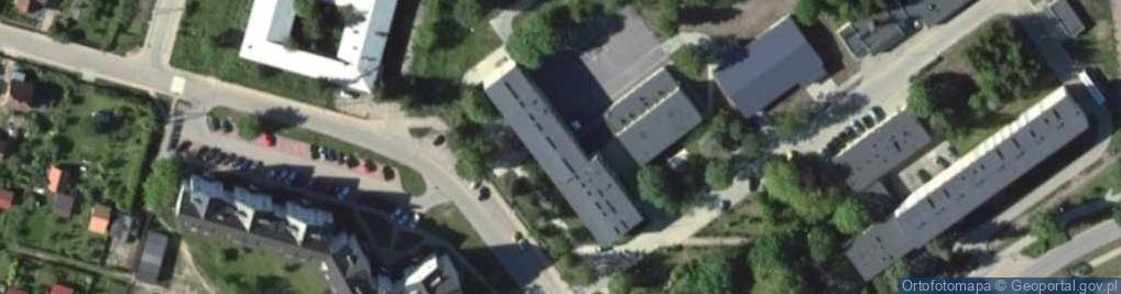 Zdjęcie satelitarne Zespół Szkół Leśnych w Rucianem-Nidzie