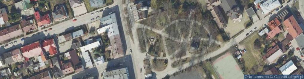 Zdjęcie satelitarne Fontanna