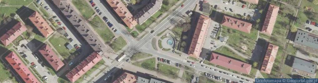 Zdjęcie satelitarne Fontanna