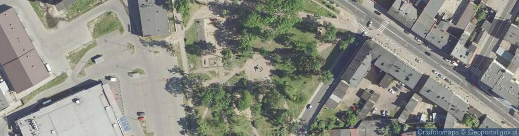 Zdjęcie satelitarne Park 700-lecia Nakła