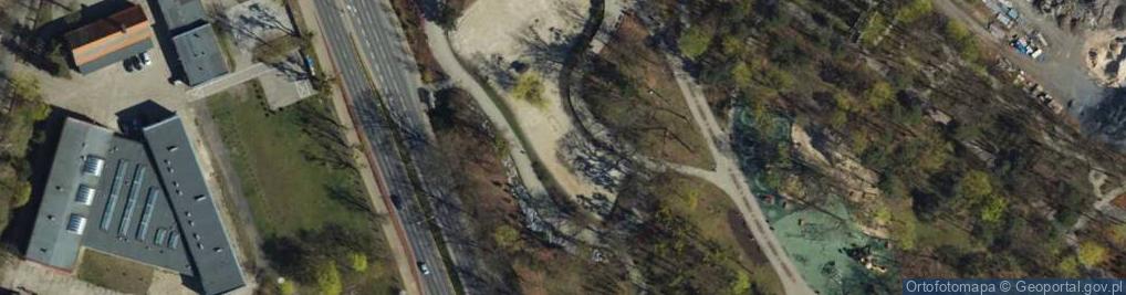 Zdjęcie satelitarne Park leśny