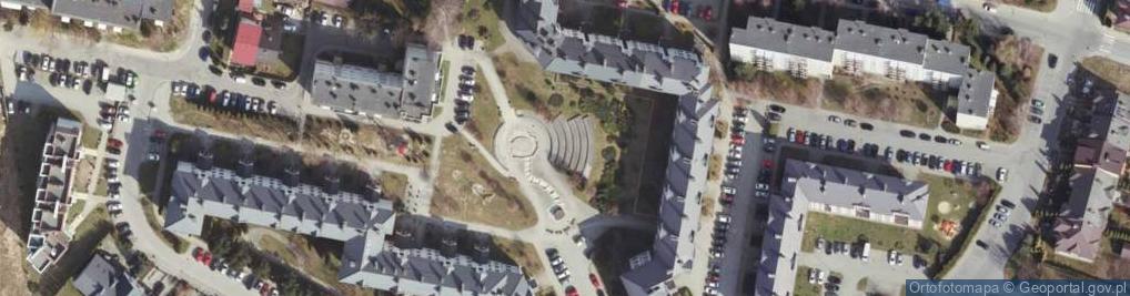 Zdjęcie satelitarne Plac Jana Pawła II