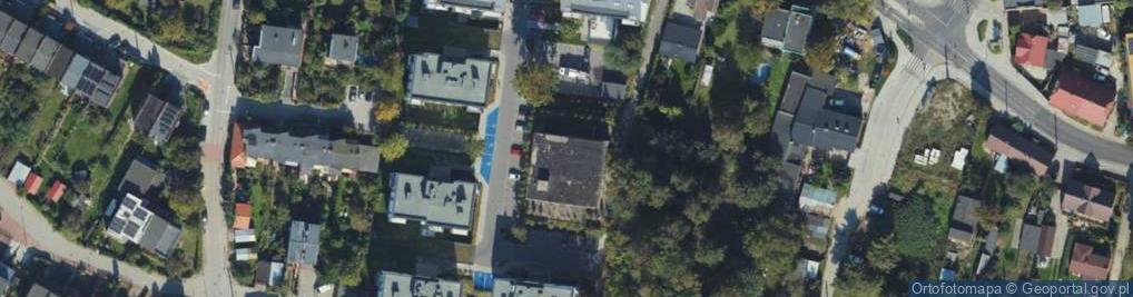 Zdjęcie satelitarne Ciężki niemiecki schron przeciwlotniczy T-750