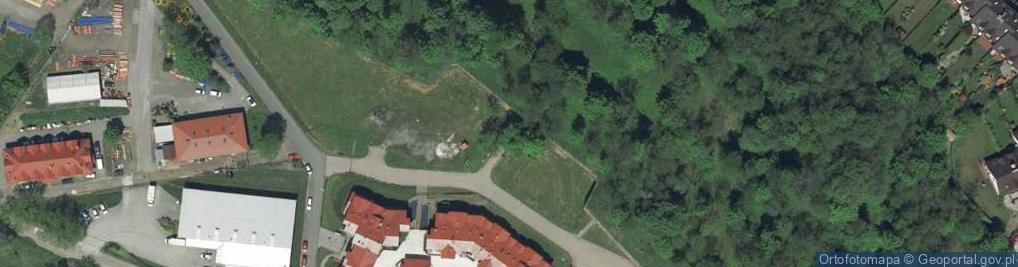 Zdjęcie satelitarne Fort 47 Łysa Góra