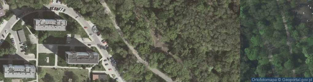 Zdjęcie satelitarne Fort 48 Batowice
