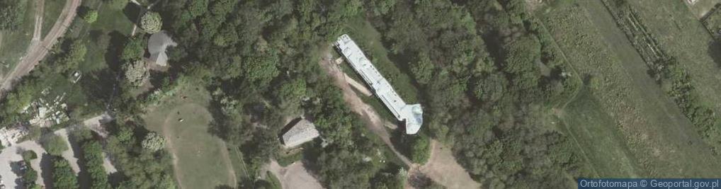 Zdjęcie satelitarne Fort 49 1/4 Grębałów