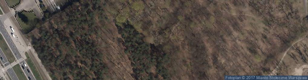 Zdjęcie satelitarne Fort I Bielany