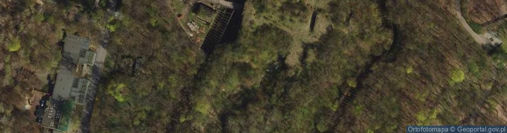 Zdjęcie satelitarne Fort III Graf-Kirchbach