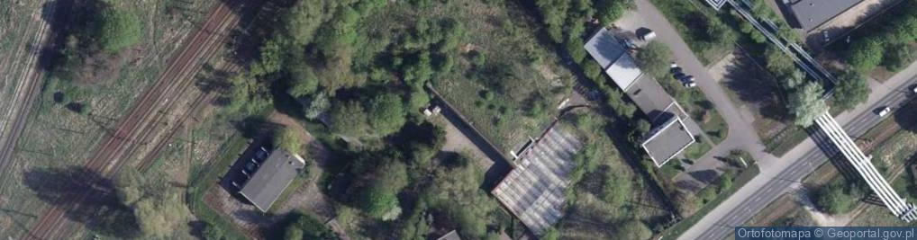 Zdjęcie satelitarne Fort III Twierdzy Toruń