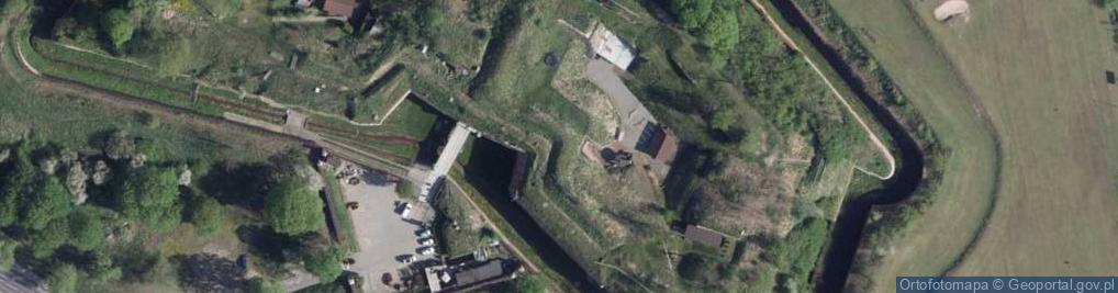Zdjęcie satelitarne Fort IV Twierdzy Toruń im. Stanisława Żółkiewskiego