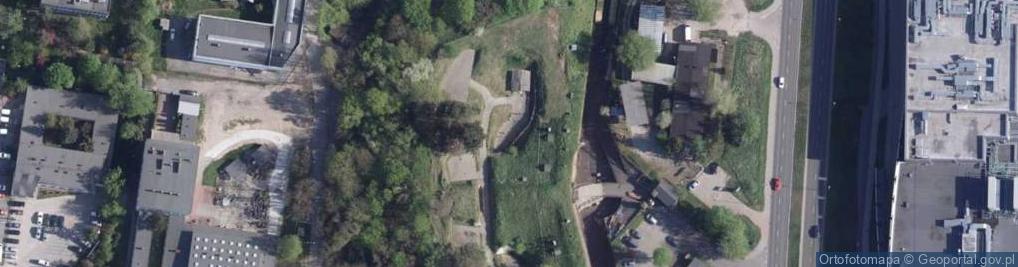 Zdjęcie satelitarne Fort IX Twierdzy Toruń im. Bolesława Chrobrego