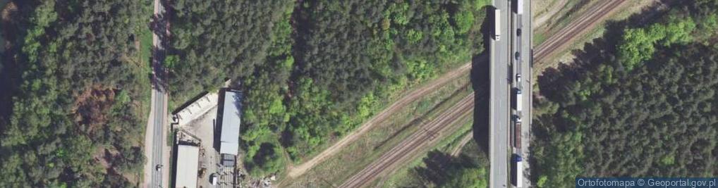 Zdjęcie satelitarne kochbunkier bojowy