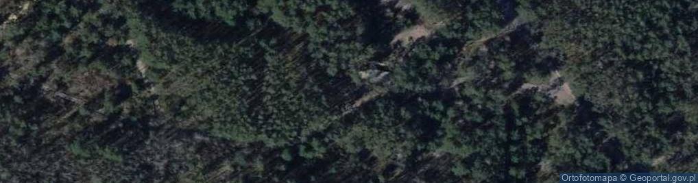 Zdjęcie satelitarne Niemiecki schron dowodzenia