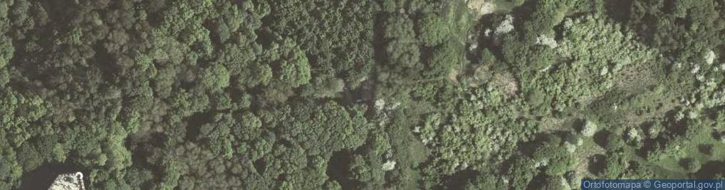 Zdjęcie satelitarne Ostróg-wartownia 3a Fortu 2 Kościuszko