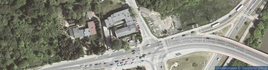 Zdjęcie satelitarne Ostróg-wartownia bramy Bielany