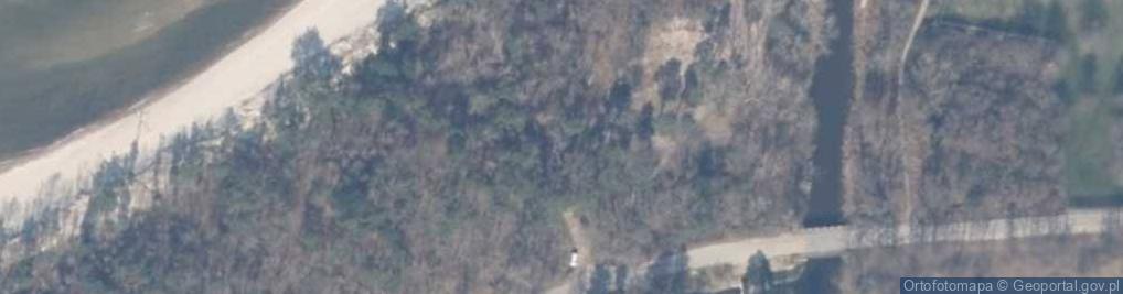 Zdjęcie satelitarne Schron agregatu reflektora