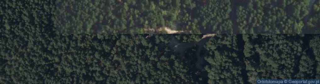 Zdjęcie satelitarne Schron z 1915-1918 roku