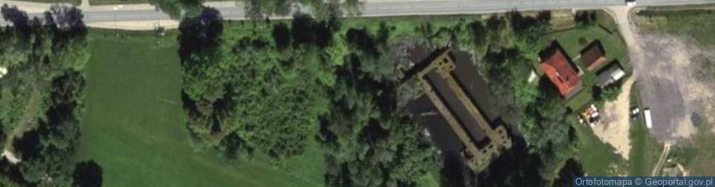 Zdjęcie satelitarne Śluza Leśniewo Dolne