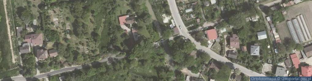 Zdjęcie satelitarne Zapora przeciwpancerna