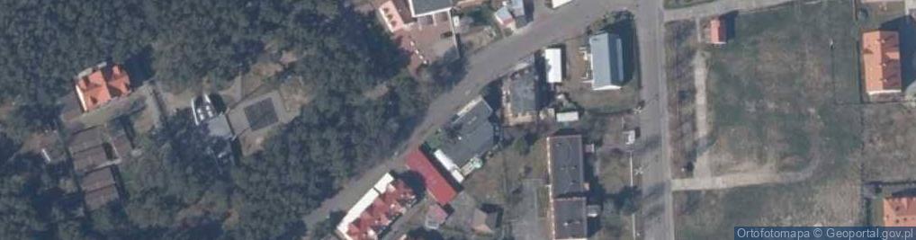 Zdjęcie satelitarne pod Filarami Sklep Przemysłowy