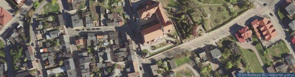 Zdjęcie satelitarne Parafia Franciszkańska p.w. Podwyższenia Krzyża Św