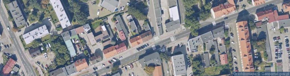 Zdjęcie satelitarne Alicja. Zakład fryzjerski. Zygmunt A.