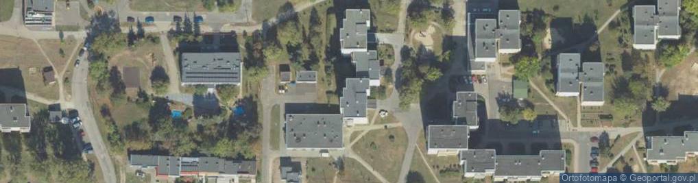 Zdjęcie satelitarne Dartrix Salon Fryzjerski Ubezpieczenia i Finanse