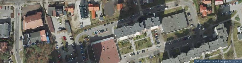 Zdjęcie satelitarne Głosińska Elżbieta Zakład Fryzjerski Elżbieta