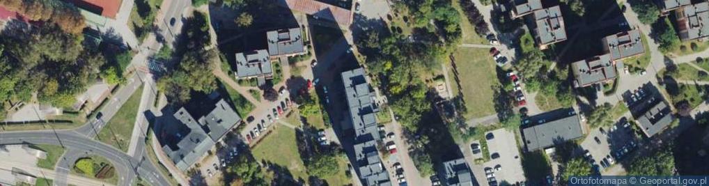 Zdjęcie satelitarne Salon Fryzjerski Damsko Męski B&A O Mały Włos B Drużbicka A Cieślik