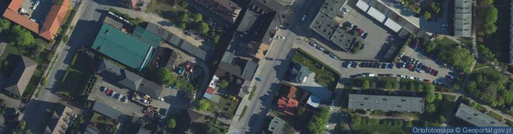 Zdjęcie satelitarne Zakład Fryzjerski i Usługi Solarium