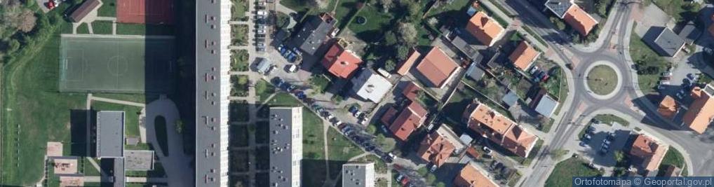Zdjęcie satelitarne Zakład Fryzjerski Iwona Kumiec
